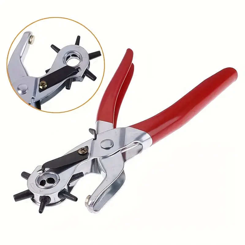 Belt Punch Perforator Eye Punch Rotary Sewing Machine Bag Setter Watch Belt Home Leather Punch Belt Punch Pliers