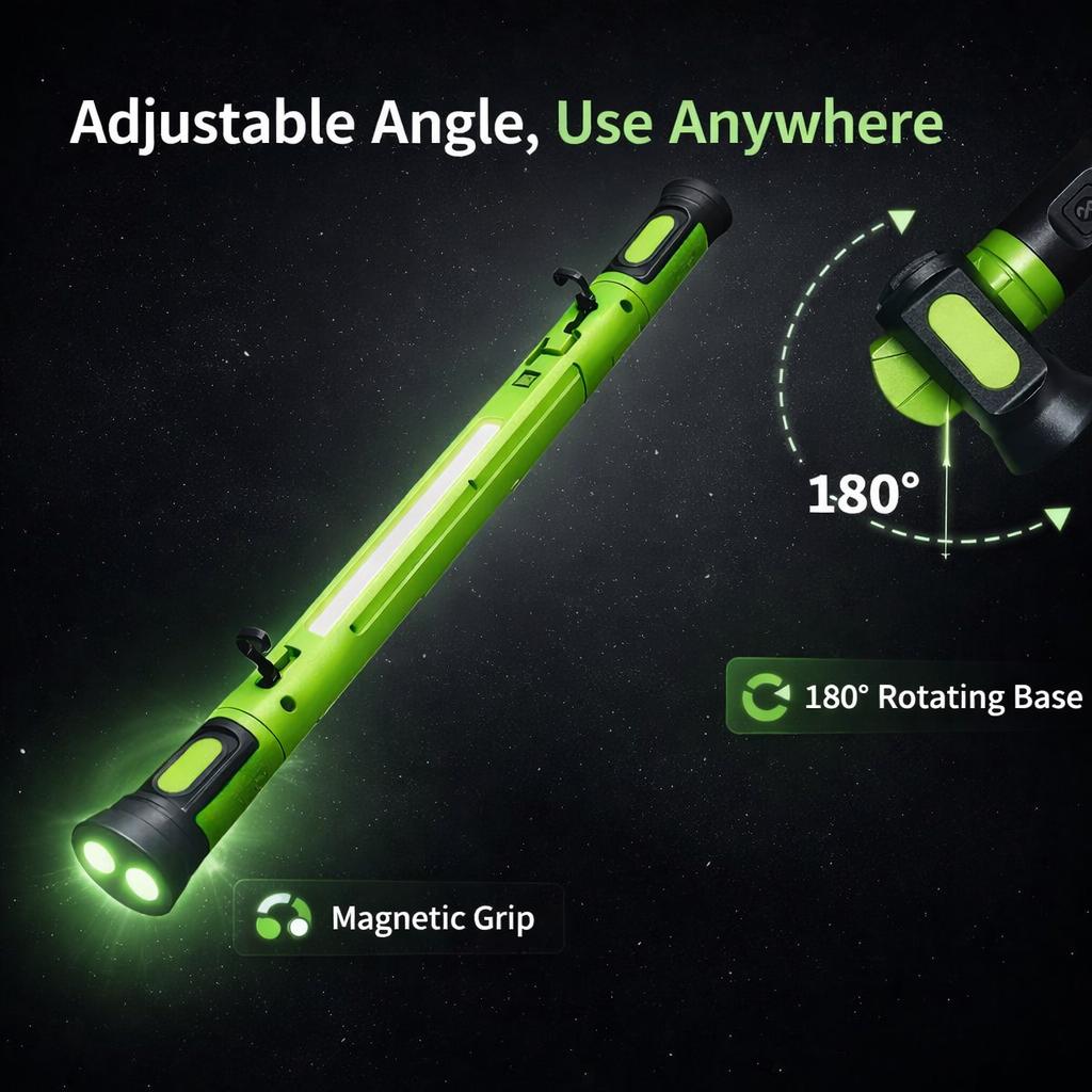 3000LM Magnetic Underhood Work Light, 5200mAh Detachable Battery, Rechargeable LED Bar with Dual Magnets & Hook, Waterproof Mechanic Light for Garage & Emergency 3000LM Magnetic Underhood Work Light, 5200mAh Detachable Battery, Rechargeable LED Bar with Dual Magnets & Hook, Waterproof Mechanic Light for Garage & Emergency