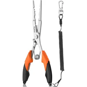 Stainless Steel Fishing Pliers Hook Remover Multitool Fishing Gear Tools for Saltwater