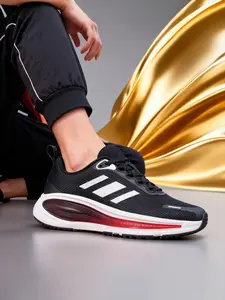 Durable Warrior Running Shoe, Commute & Sport All-In-One, Versatile and Durable, Medium Width, Patchwork Design, Rubber Sole