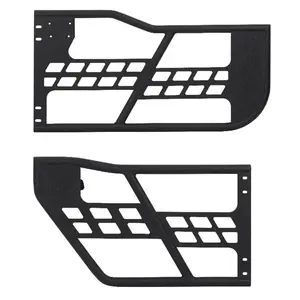 Tube Half Doors For JK (2007-2018) - Off Road Tubular Trail Doors Set Of 2, Rust-Resistant Design For Trail, Beach & Rock Crawling (Without Mirrors)