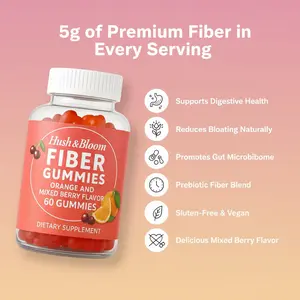 Hush&Bloom Daily Fiber Gummies - Gut Health Made Easy