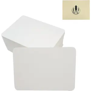 100 Sheets Watercolor Paper ATC Cards - 300gsm Cold Press, Close to 2.5 x 3.5 in, Rounded Corners, Acid-Free, Textured Surface, for Painting, Journaling & Scrapbooking