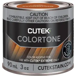 212 MAIN Cutek 328820102 3oz Colortone Wood Coloring Additive - Autumn Tone, UV Protected, Slow Fading, for Cutek Extreme (Car Paint Care Wood Additive)