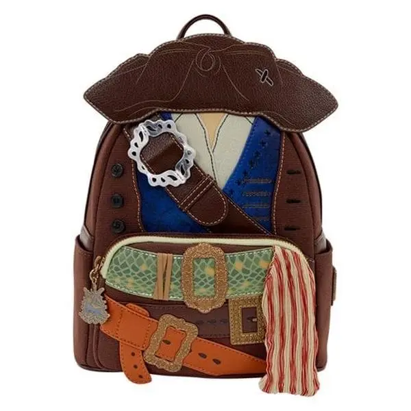 Loungefly Pirates of the Caribbean, Jack Sparrow Cosplay Mini-Backpack