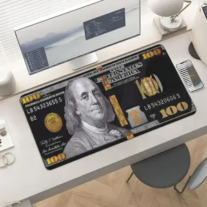 Creative Design Mouse Mat Universal Non Slip Bottom Desktop Pad for Office Laptop Gaming Study Accessory with Ben Franklin Design