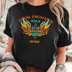 Journey Final Frontier Tour 2026 Hoodie, Retro Rock Band Shirt, Vintage 80s Music Aesthetic, Classic Rock Fan Sweatshirt Gift CO4