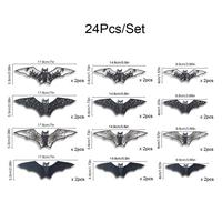 3D Bat Wall Decal    24pcs