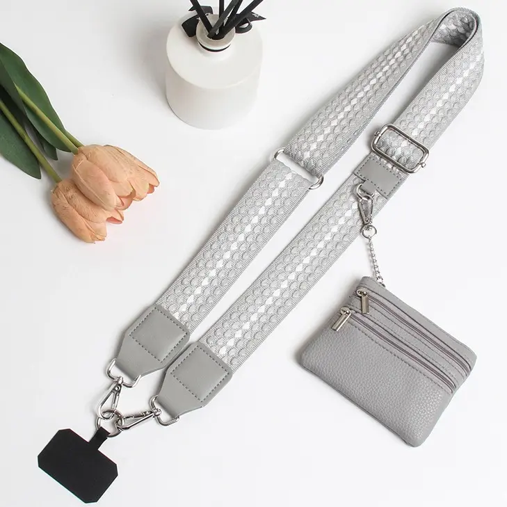 SJ-Light gray-white gradient polka dots