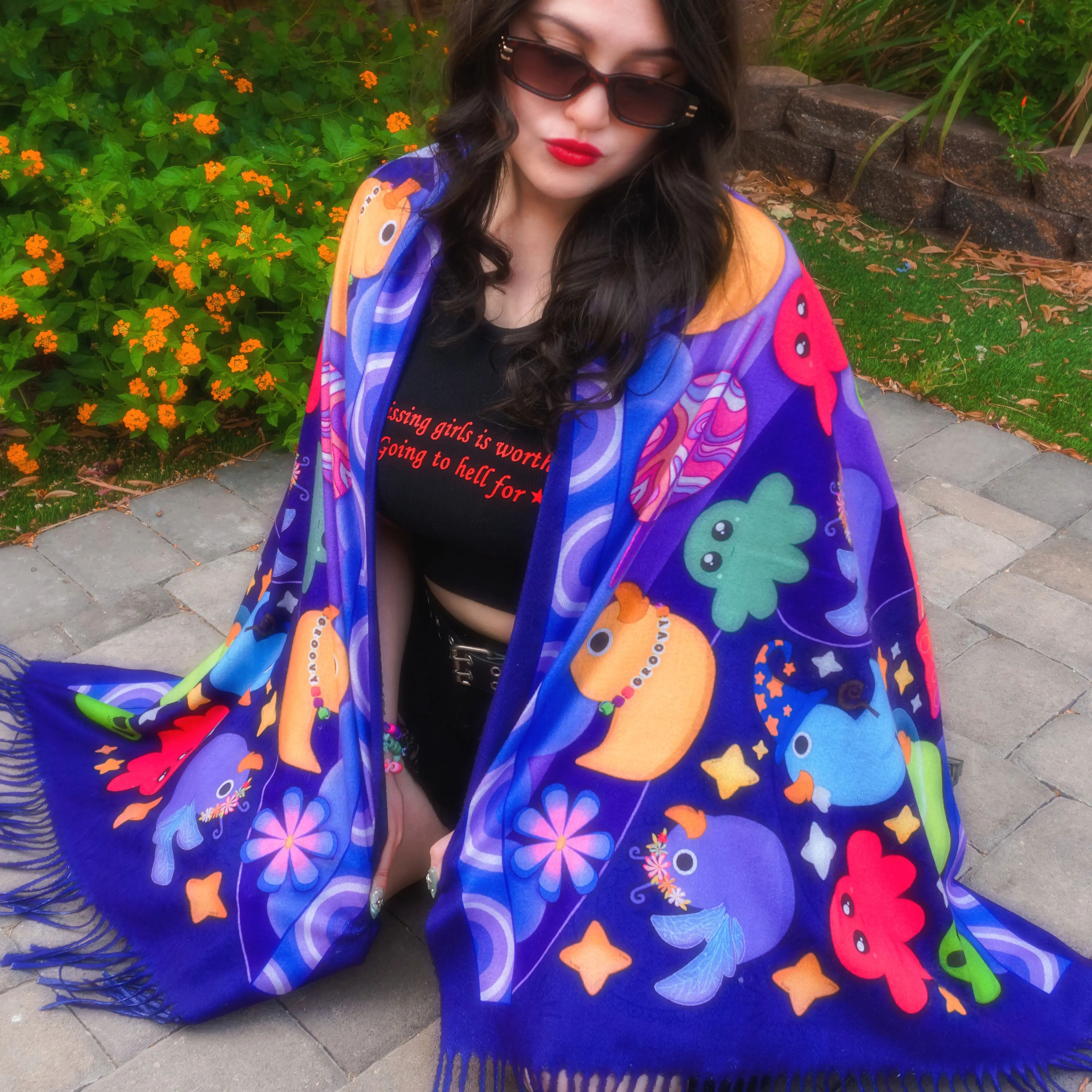 Alien Ab-DUCK-tion Pashmina Alien Ab-DUCK-tion Pashmina