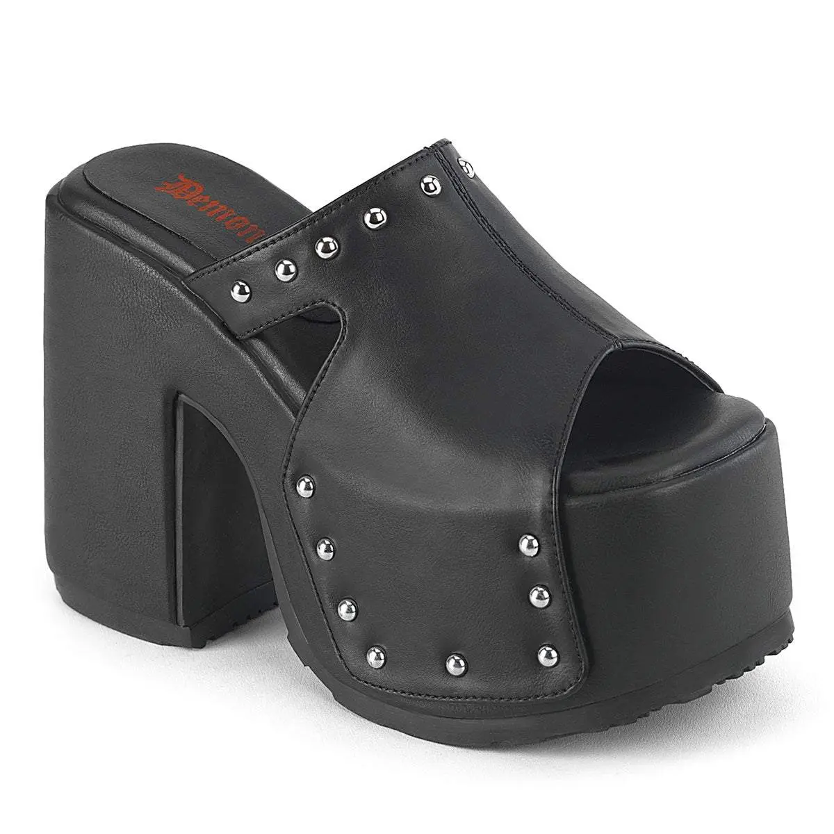 Demonia Camel-109 Black Vegan Leather Sandals Demonia Camel-109 Black Vegan Leather Sandals