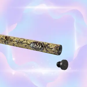 EVO Pirates Pool Cue - Golden Plunder | Premium Glassfiber Shaft, Thin Conical Taper, 12.5mm EVO Tip, Carbon + Glass Fiber Butt, Wrapless Grip, 5/16-18 Joint, 19-19.5oz, Adjustable Weight