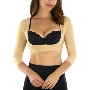 ToBeInStyle Women's Arm Slimming Shaper Open Bust Push Up Support Top