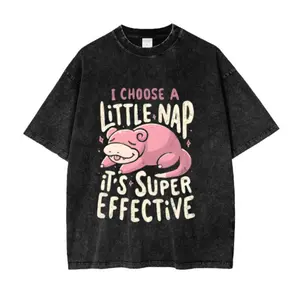 I Choose a Little Nap Vintage Graphic Washed - Gildan Tees, Slowpoke T-Shirt, Vacation Outfits, Unisex Anime Manga Shirt WFJ