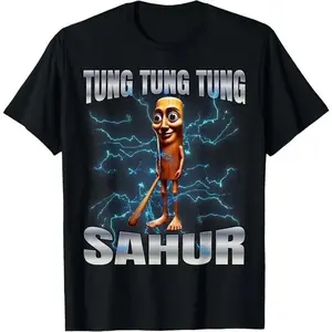 100% Premium Cotton T-Shirt Tung Tung Tung Sahur T-Shirt