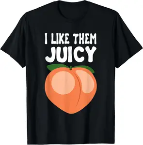 100% Cotton Juicy Peach Nectarines Apricots Fruit Basket Seasonal Fruit T-Shirt