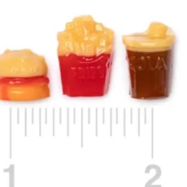 CANDY 3D GUMMY FAST FOOD 1 LB