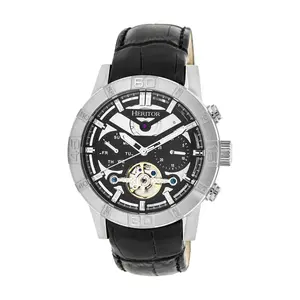 Heritor Automatic Men's Hannibal Stainless Skeleton Dial Watch