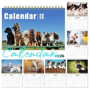 1 Pack Ultimate 2026 Dog Lovers Calendar - 300gsm Premium Paper | Adorable Monthly Puppy Art | Heartwarming Gift for Pet Parents | Limited Edition | The Perfect Gift for Dog Moms & Dads