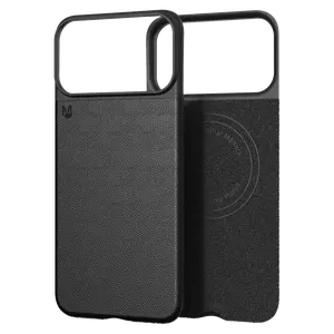 Matter HT Cactus Leather Snap MagSafe Case for Apple iPhone 17 Pro Max - Carbon (Part No. MBCACLD218AP04A)