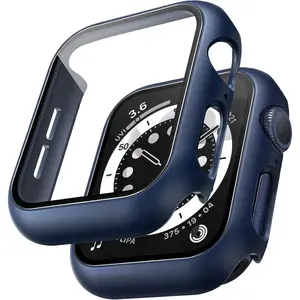 2026 New Tempered Glass Apple Watch Screen Protector, Dust-Proof Protective Cover for 38–45mm, Clear Durable Shield for Everyday & Spring Wear