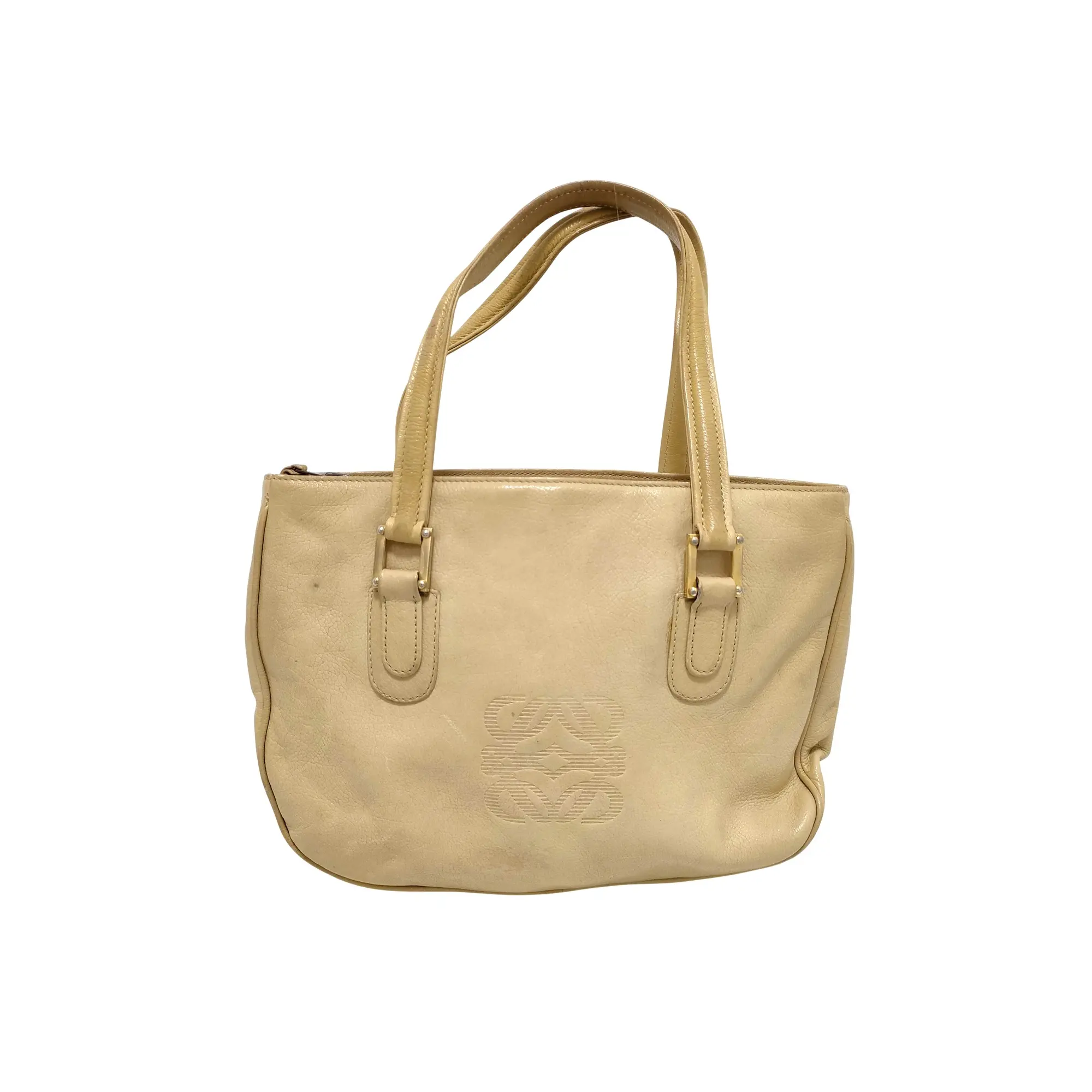 Pre-owned Loewe leather Shoulder Bags Anagram Shoulder Bag (2260004805706)