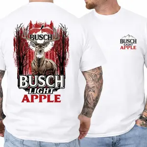 Busch Light Apple Deer Hunting shirt – Buck Deer Forest Graphic shirt for Hunters, Outdoor Hunting Camp Gift for Men Women