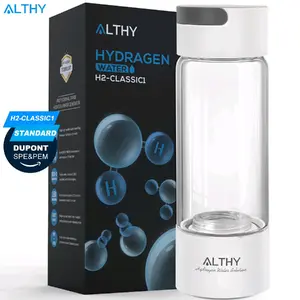Hydrogen Rich Water Generator Bottle - DuPont SPE PEM Dual Chamber Maker lonizer - Water Bottles, Drinkware bpa-free sport tumbler cups