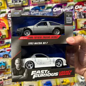 Toyota trueno and RX7 Fast and furious 2-pack 1:43 scale Diecast car