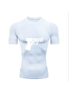 Cool Design 2026 Men's Sports T-shirt Training Fitness Compression Quick Dry Short Sleeve T-Shirt Rashgard Tops Activewear Workout Rash Guard
