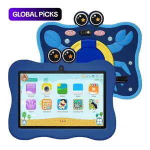 7 Inch Kids Tablet PC Android 13.0 4GB 64GB, Dual Camera 2mp+5mp, WiFi Bluetooth-compatible, Shockproof Case, Parental Control, Ideal Gift #GLOBAL PICKS