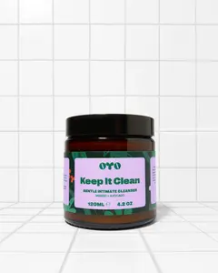 Keep It Clean by OYO – Intimate Cleansing Butter & Shave Cream for Sensitive Skin, Bikini Line & Underarms, Soothing with Mango Butter & Apricot Oil