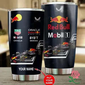 Formula F1 Racing Team Stainless Steel Tumbler 20oz 30oz 40oz Coffe Cup