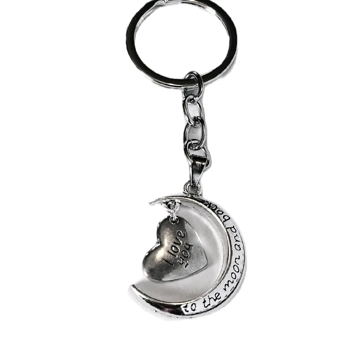 I Love You to the Moon and Back Keychain mini keychain