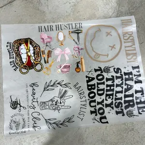 Hair Stylist DTF PREMADE GANGSHEET 30"X24", DTF TRANSFERS, DTF GANGSHEET