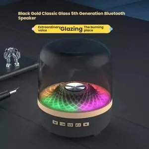 Glaze 5 Subwoofer Bluetooth 5.3 Audio Breathing Lamp Speakers Hi-Fi Acoustic Wireless Soundbar Portable Speaker for Home Theater