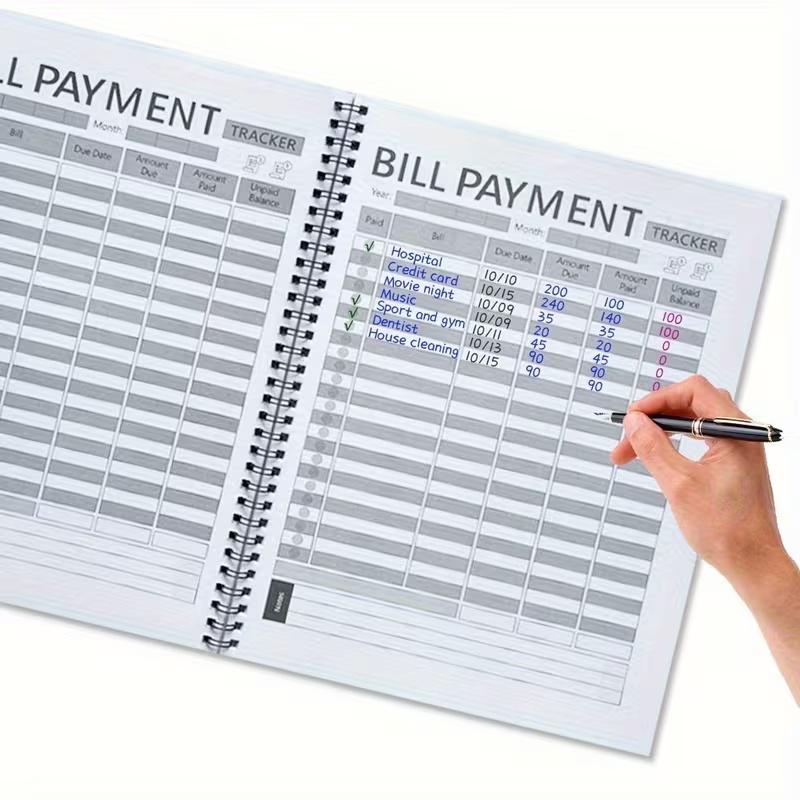 Bill Payment Tracker Log Book, Monthly Bill Organizer, Financial Planner Notebook, Budgeting Journal for Expense Tracking, Debt Management, Personal Finance, Home & Office Use Bill Payment Tracker Log Book, Monthly Bill Organizer, Financial Planner Notebook, Budgeting Journal for Expense Tracking, Debt Management, Personal Finance, Home & Office Use