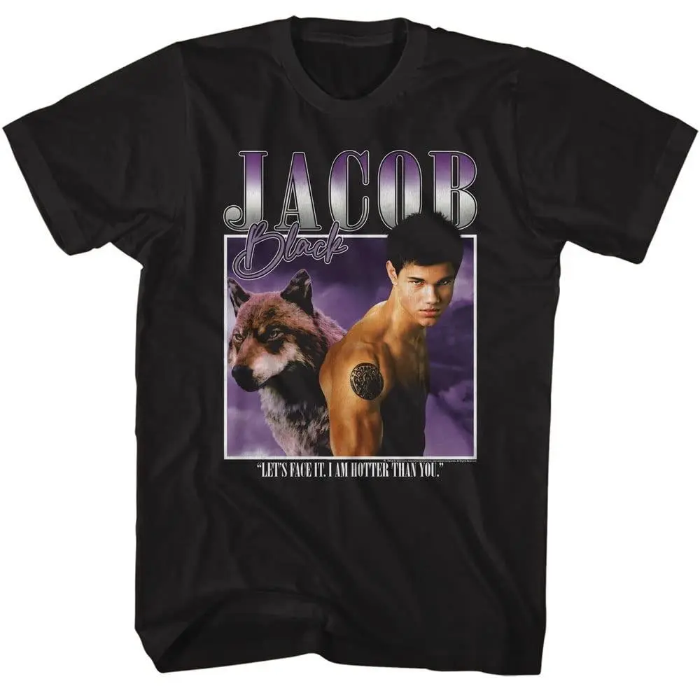 Twilight Jacob Black Werewolf Graphic T-Shirt - Vintage 90s Bootleg Rap Taylor Lautner Tee