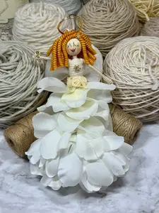 Angel Holly Cheer | Handmade One-of-a-Kind Collectible Art Doll