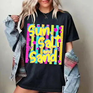 Comfort Colors Striped Polka Dots Summer Png Bundle, Beach Life Png, Neon Summer Png, Distressed Beach PNG, Sunshine Png, Lake Pool River Png, Salty – TREND WEAR USA