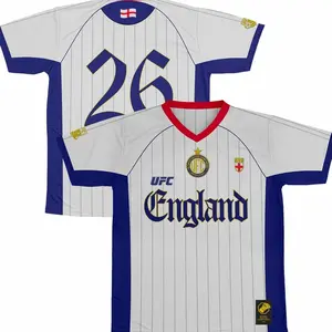 UFC Global Affinity England Soccer Fashion Jersey - White