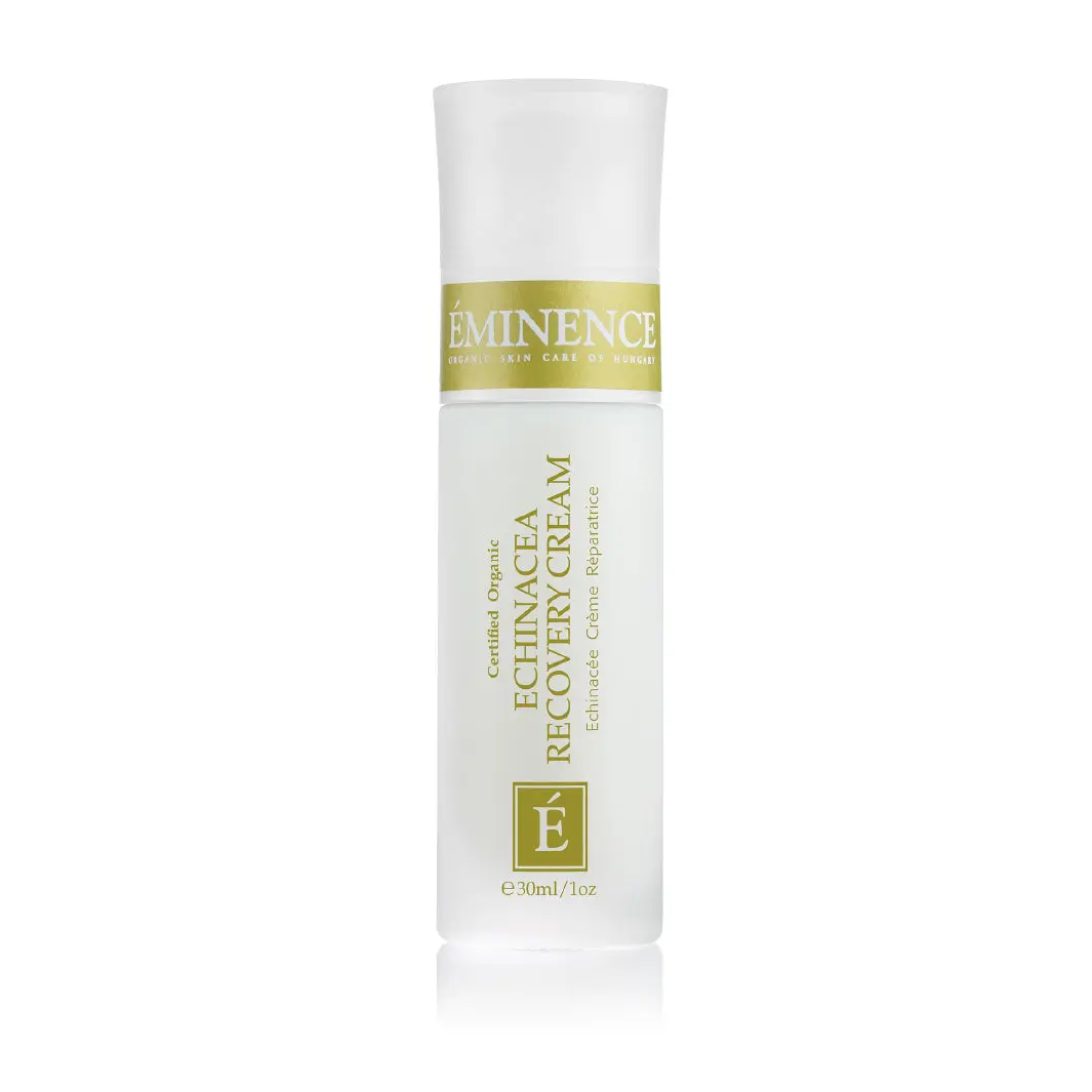 Eminence Organics Echinacea Recovery Cream - Biodynamic Face Moisturizer to Hydrate & Calm Oily, Irritated Skin with Yarrow & Evening Primrose Oil, Repair, Calming, Skin Repair, Soothing