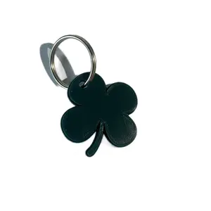 Lucky Clover Keychain 3D Printed