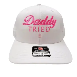 Daddy Tried Adjustable Snapback Curved Bill Mesh Hat Cap Richardson 112