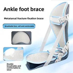 Adjustable Ankle Foot Support Brace, Breathable Orthosis for Foot Stabilization, Comfortable Plantar Fixation Splint