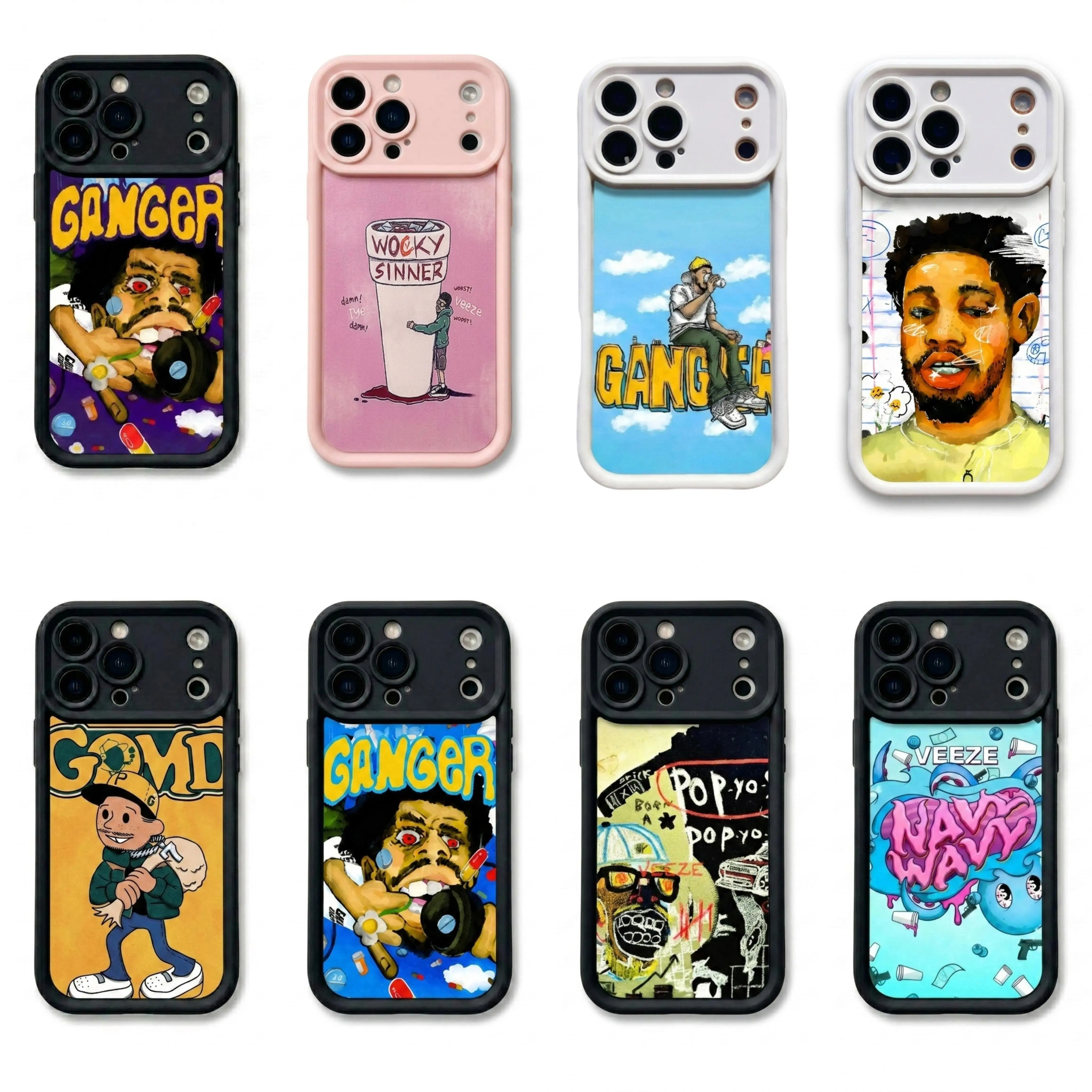 WIN 8 Styles V-Veeeezzeee Rappper Phone Case Fleetwood Mac Color Silver Tour 2025 Case Cover For iPhone & Samsung Galaxy M2 R 6