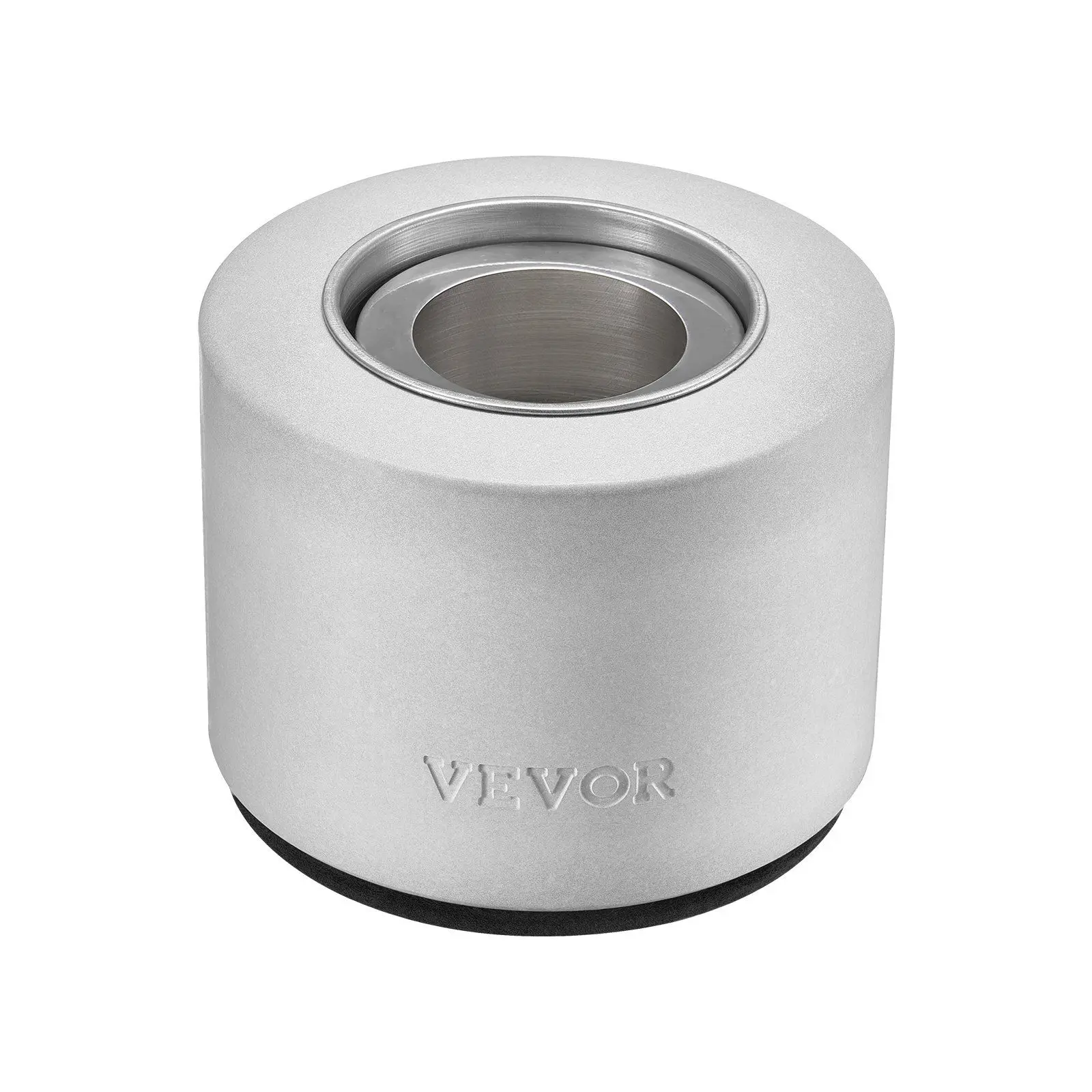 VEVOR Tabletop Concrete Cylinder Fire Pit Bowl - Compact Smokeless Bio-Ethanol Burner, Easy to Carry for Indoor & Outdoor Patio Use