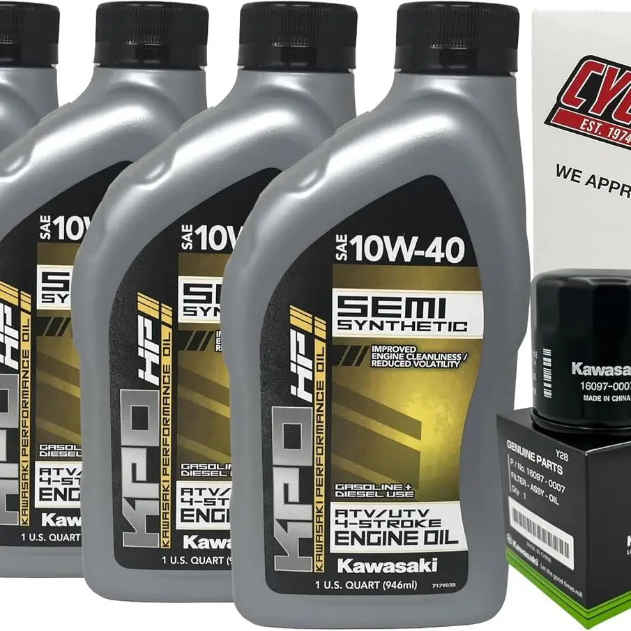Cyclemax Sem-Syn KPO Oil Change Kit fits 2012-2025 Kawasaki TERYX 4 750 800 4X4