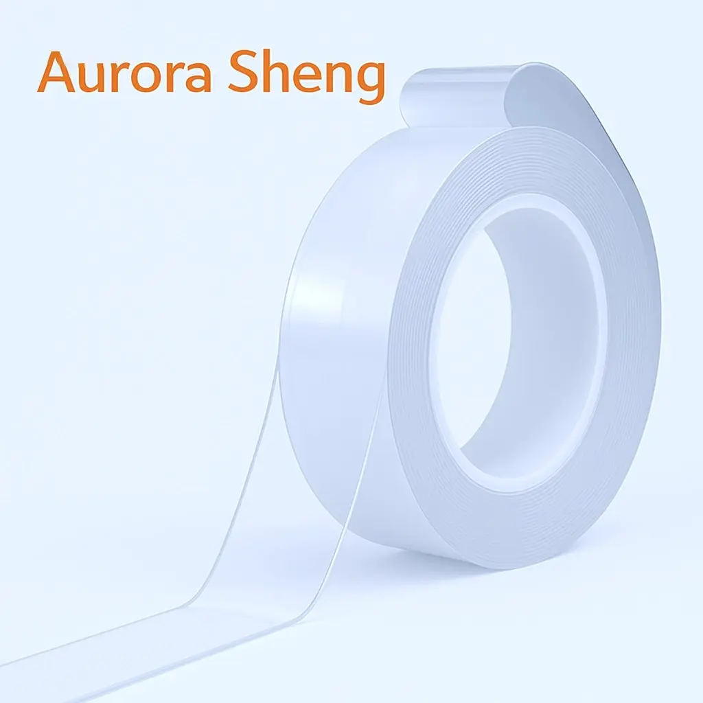 Nano Double-Sided Adhesive Tape - 9.85ft Heavy Duty Tape with Super Strong Adhesion, No Residue, Nanowall-Friendly, Winter-Ready for Installation