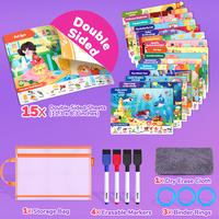 Seek & Find Game Book【Girl Themes - 15 Sheets】